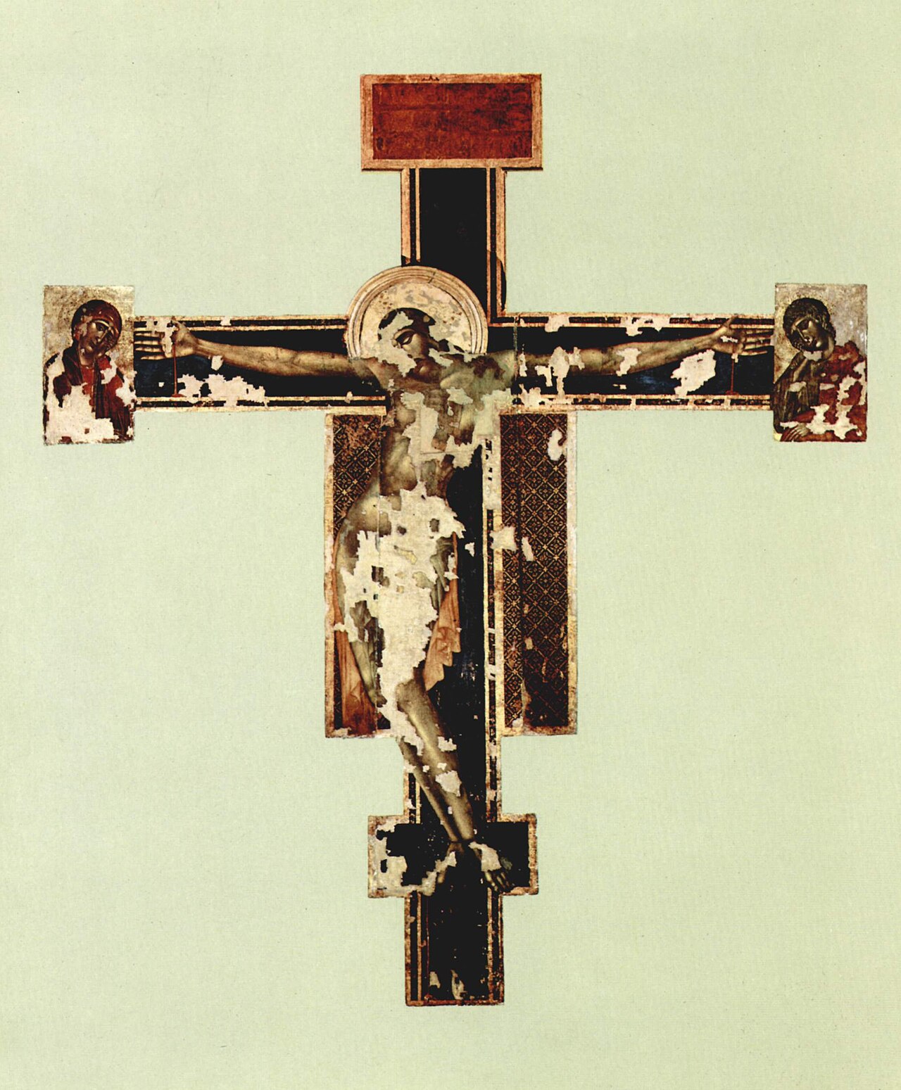 Crucifix de Cimabue endommagé