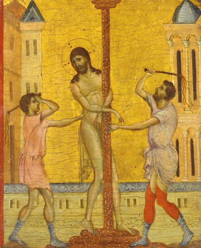 La Flagellation du Christ, attribuée à Cimabue